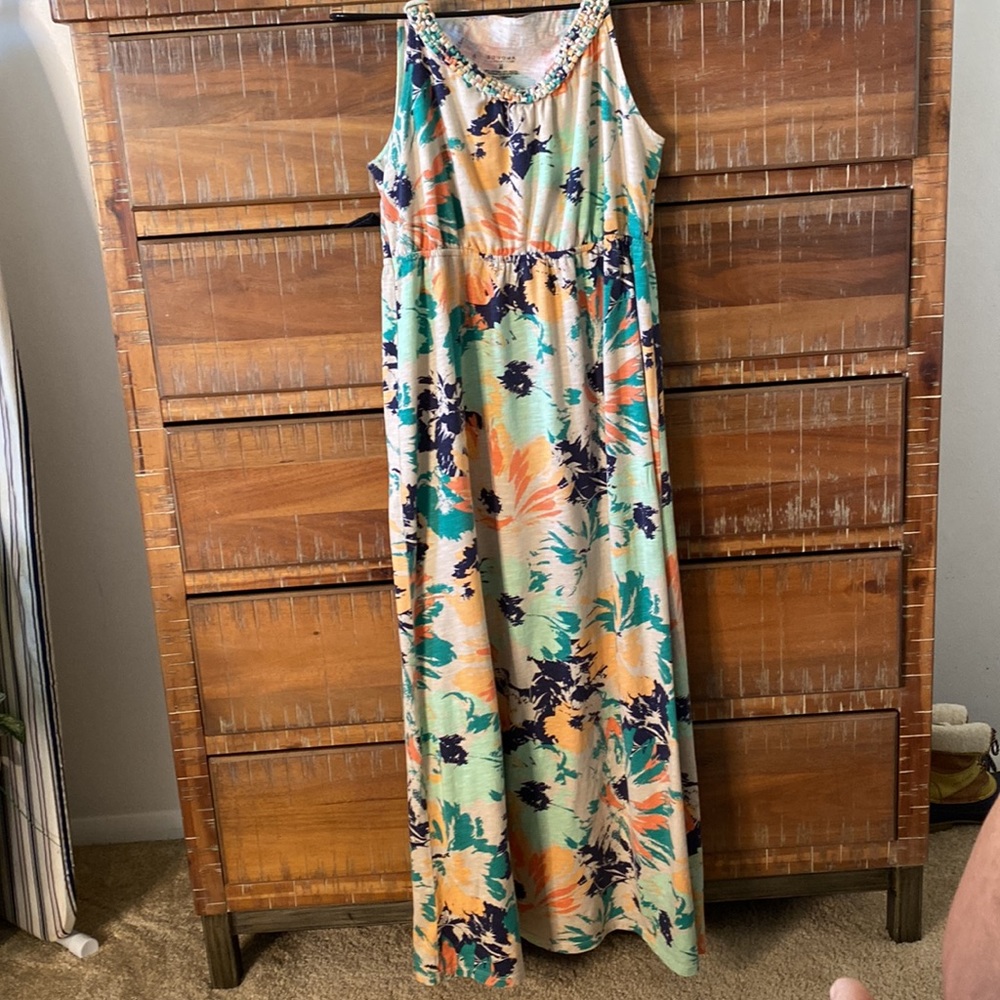 Long floral dress size 8